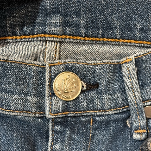 Rag & Bone Avery cuffed cigarette straight jeans NWT 26 - Picture 8 of 8